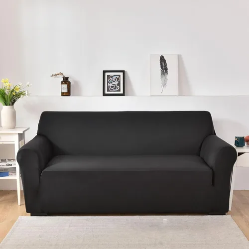 Miniatura 16 de Konsilsa Funda elástica para sofá de 1/2/3/4 plazas, funda universal para sillón suave, lavable, antideslizante, adecuada para protector de muebles