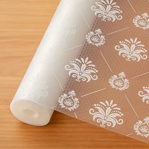 Miniatura 18 de Cooyes Revestimiento de Estante para Gabinetes de Cocina – Forro de Cajón Impermeable No Adhesivo – Material EVA Duradero Papel de Estante Fácil