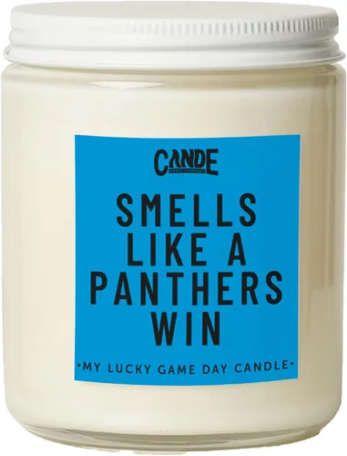 CE Craft - Vela Huele Como Una Victoria de los Panthers - Temática de fútbol americano, regalo para papá e hijo (lavanda vainilla)