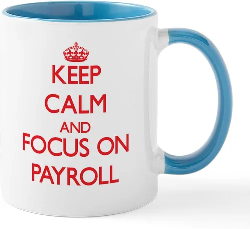 Miniatura 53 de CafePress Coffee Then Payroll Mugs - Taza de café de cerámica (11 oz)