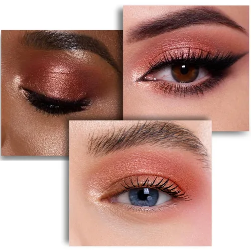 Miniatura 4 de Boobeen Sombra de ojos líquida mate, sombra de ojos líquida impermeable de larga duración, sombra de ojos crema mate de terciopelo, maquillaje