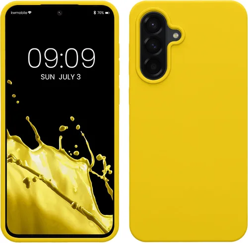 Miniatura 218 de kwmobile Funda Compatible con Samsung Galaxy A14 5G - Funda de teléfono de TPU y silicona con acabado suave - Verde Lima