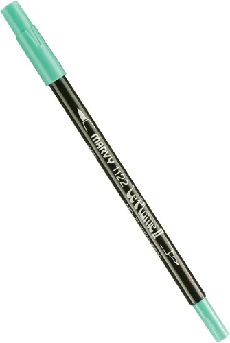 Miniatura 19 de Uchida 1122-C-3 Marvy Extra Fine Tip Le Plume II Rotulador de doble punta, azul