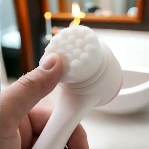 Miniatura 4 de HEATHER'S LUX Cepillo de limpieza facial, cepillo suave y limpiador de silicona. Cuidado de la piel, exfoliación profunda de poros, masaje facial