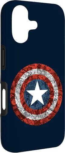 Miniatura 3 de Marvel Funda de escudo cómico del Capitán América para iPhone 17