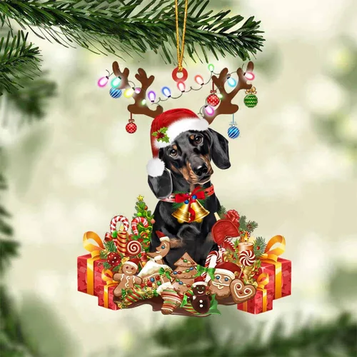 Miniatura 37 de Nazenti Adorno de Navidad personalizado de reno de Alaskan Malamute – Adorno de perro personalizado para amantes de las mascotas, acrílico plano