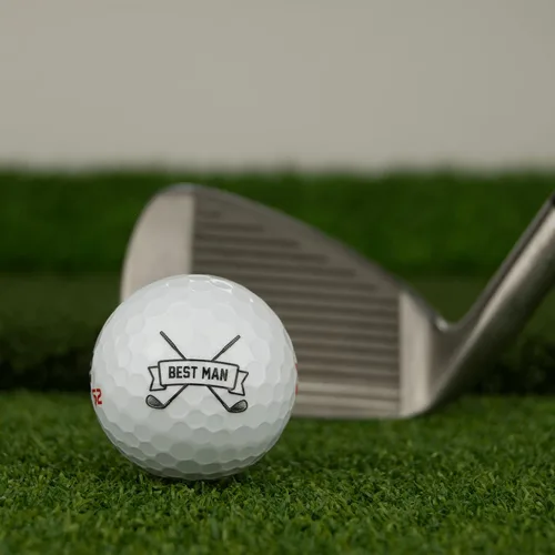 Miniatura 2 de Wilson - Funda de 3 pelotas de golf personalizadas para hombres, regalo de padrinos de boda, regalos para el padre de la novia, diseño personalizado