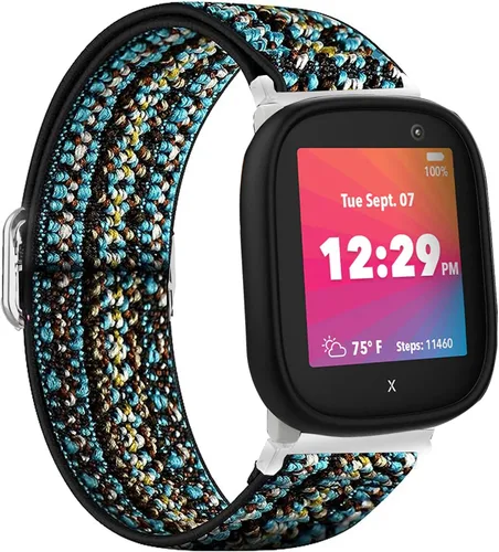 Miniatura 11 de Lamshaw Compatible con XPLORA X6 Play Band, correa de repuesto ajustable de nailon elástico de liberación rápida, accesorios compatibles con XPLORA