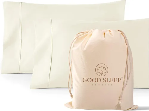 Miniatura 23 de Juego de 4 fundas de almohada estándar de 1000 hilos, 100% algodón egipcio, con algodón de fibra larga y tejido satinado, suaves y sedosas, como