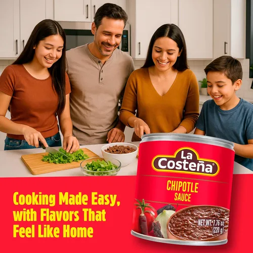 Miniatura 3 de La Costeña Chipotle Salsa Para adobos, cocinar y más Lata de 7.76 onzas (paquete de 24)