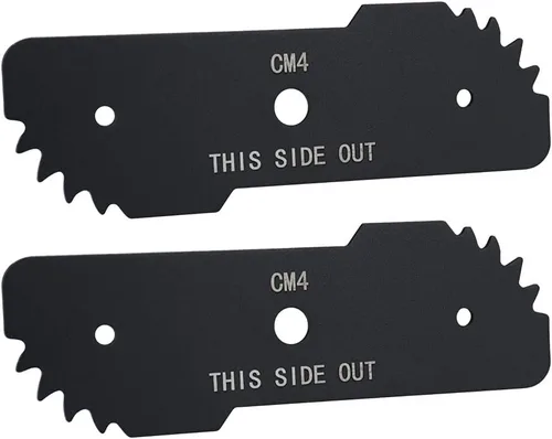 Miniatura 6 de Cuchilla de bordeadora 243801-02, compatible con Black & Decker 243801-00 LE750 y EH1000 repuesto de bordeadora, también se adapta a cortadoras