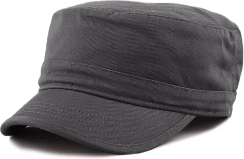 Miniatura 36 de The Hat Depot Cadet Military Army - Gorra de béisbol de algodón lavado con teñido anudado y algodón lavado básico y desgastado, gorra de algodón