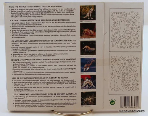 Miniatura 2 de Dinosaurio, kit modelo Plesiosaurus, madera, balsa NIB