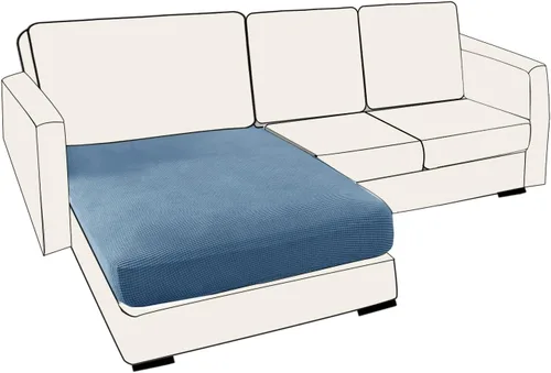 Miniatura 139 de UNBBRRL Fundas de cojín de asiento para sofá, elásticas, funda de cojín individual para sofá, fundas de cojín para sofá, fundas de héroe protegen