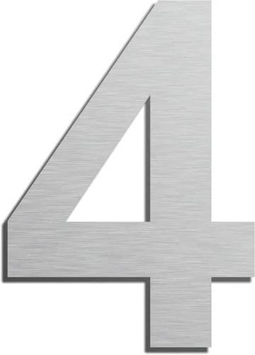 Miniatura 33 de Números de casa autoadhesivos – Números de puerta de acero inoxidable de 6 pulgadas para exteriores – Número de casa grande y moderno, número