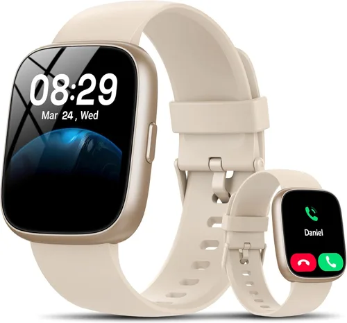 Miniatura 10 de Reloj inteligente para mujer con Alexa integrado, pantalla táctil HD de 1.83 pulgadas, rastreador de actividad física con llamadas Bluetooth