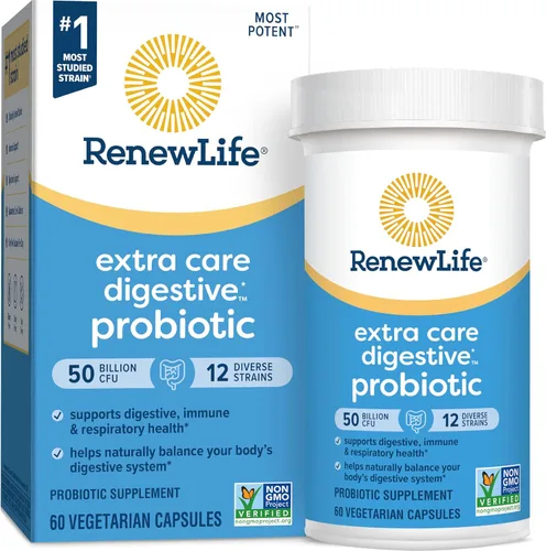 Miniatura 10 de Renew Life - Última flora probiótica cuidado extra - 50 mil millones - suplemento diario de salud digestiva e inmunológica - 30 cápsulas vegetales
