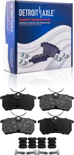 Miniatura 14 de Detroit Axle - Pastillas de freno traseras para Kia Sportage 2017-2022, Hyundai Tucson 2016-2021, pastillas de freno de cerámica 2018 2019 2020