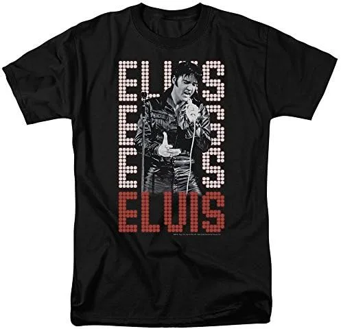Miniatura 2 de Popfunk Camiseta y calcomanías clásicas de Elvis Presley King of Rock and Roll Music