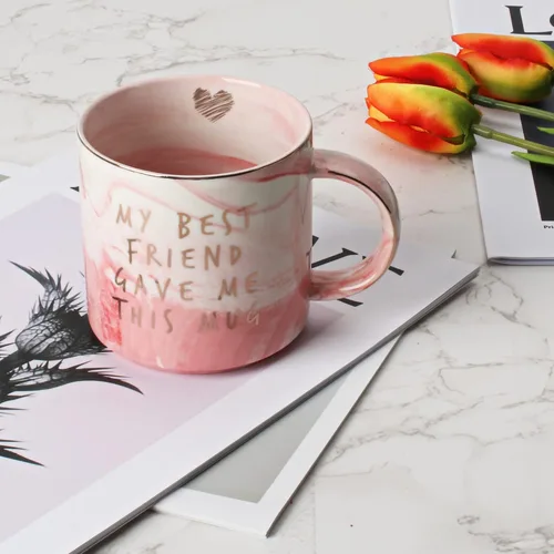 Miniatura 3 de Taza de cumpleaños con texto en inglés "Best Friend Gave Me This", divertido regalo de amistad para mujeres, mejores amigos, hermanas, ella, taza