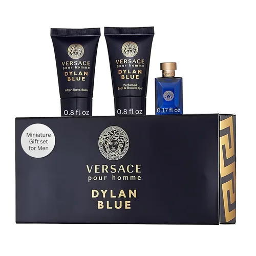 Miniatura 8 de Versace Eros Perfume para hombre 3 piezas Mini set de regalo