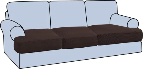 Miniatura 22 de H.VERSAILTEX Funda Elástica para Sillón Sofá con Cojín en Forma de T, Fundas de Cojín en T para Sala de Estar, Funda para Sillón Sofá, Funda