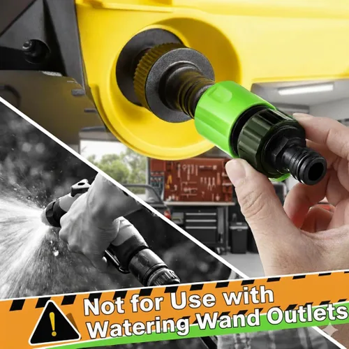 Miniatura 5 de Paquete de 2 adaptadores de manguera compatibles con adaptadores de manguera Karcher K1700 a K2300PS K3 Follow Me K1 Entrada a K5 Premium G220 a