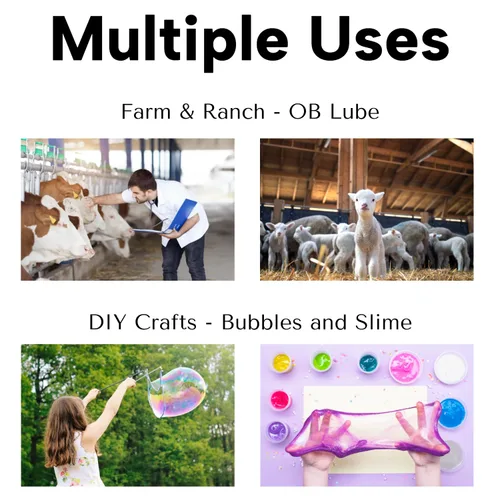Miniatura 4 de LBH MARKET J-Lube - Paquete de polvo lubricante veterinario OB, concentrado de mezcla de agua de 10 onzas con botella dispensadora de 8 onzas