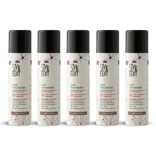 Miniatura 32 de Corrector de raíz marrón medio, spray de retoque para cabello castaño medio, cubre temporalmente el cabello gris, paquete de 1