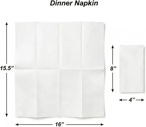 Miniatura 18 de Servilletas de papel AMERICAN HOMESTEAD - Servilletas de papel desechables tipo lino azul claro - Servilletas de mesa de calidad de restaurante