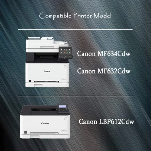 Miniatura 2 de Paquete de 4 cartuchos de tóner compatibles 045H (alto rendimiento) para impresoras de tóner Canon 045 CRG-045H Color imageCLASS MF634Cdw LBP612Cdw
