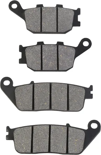 AHL Juego de pastillas de freno delanteras y traseras para Honda VTX1300 S Retro/C/R/T 2003-2013 / VTX1300 VTX 1300 C/R/S Retro 2003-2006 / VT1300