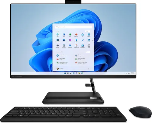 Lenovo IdeaCentre AIO 3i - 2022 - Escritorio todo en uno - Pantalla táctil FHD de 27 pulgadas - Cámara de 5MP - Windows 11 Home - Memoria de 8 GB -