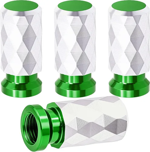 Miniatura 58 de 4 piezas de tapas de válvula de rueda con forma de punta, válvula de rueda de aleación de aluminio con punta, tapas de aire universales a prueba