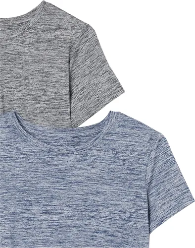 Miniatura 25 de Amazon Essentials Camiseta de manga corta con cuello redondo para mujer, de secado rápido, para entrenamiento, gimnasio, paquete múltiple