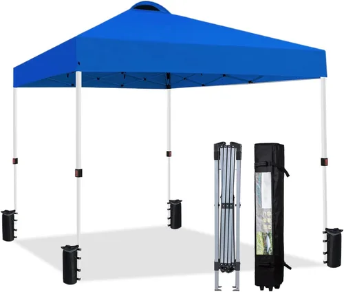 Miniatura 8 de Tienda de campaña desplegable de 10 x 10 pulgadas (con pared lateral), fácil uso instantáneo al aire libre, techo ventilado, bolsa de transporte