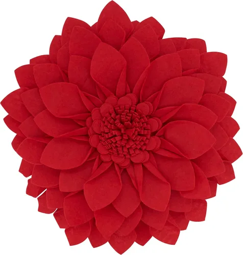 Miniatura 4 de SARO LIFESTYLE Almohada de fieltro en forma de flor