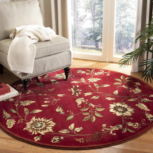 Miniatura 20 de SAFAVIEH - Alfombra de acento de la colección Lyndhurst, 3'3" x 5'3", color negro y multi, diseño floral tradicional, no desprende pelusa y de fácil