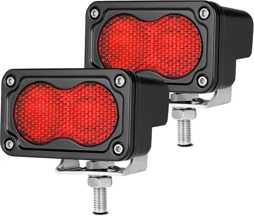 Miniatura 20 de Cápsulas LED ámbar, 2 unidades de luz de conducción de 40 W y 3 pulgadas, luz antiniebla ámbar, impermeable, para parachoques todoterreno, cubo