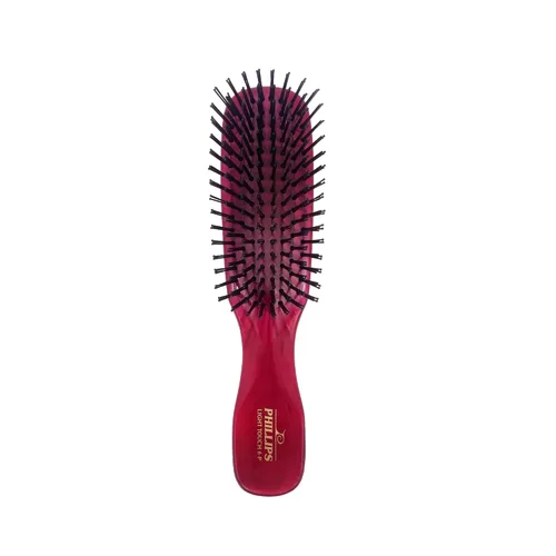 Miniatura 12 de Phillips Brush Sapphire Blue Light Touch 6 - Cepillo para el cabello, parte de la colección de gemas (zafiro)