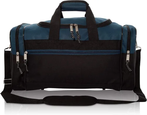 Miniatura 46 de Bolsa de lona, de DALIX, para el gimnasio, para viajar, 17 pulgadas