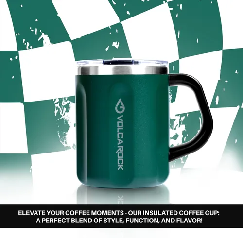 Miniatura 2 de Taza de café de 16 onzas con asa y tapa, taza de café sin BPA, mantiene el frío 6 horas y mantiene el calor 5 horas, gran taza de té para uso