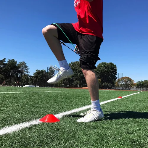 Miniatura 4 de Kbands Bandas de resistencia para piernas de velocidad y fuerza Incluye programas de entrenamiento digital Speed 101 y Agility FX - Tamaños