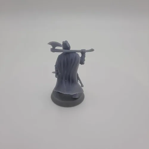 Miniatura 5 de Guerrero vikingo - RPG - Calabozos y Dragones - DND - Pathfinder - Destino de las norias - Figurita en miniatura (gris/sin pintar) (Bjorn)