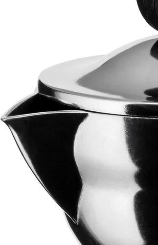 Miniatura 3 de Alessi AAM33/1 - Máquina de café expreso, resina de aluminio y termoplástica, 1 taza, mango negro