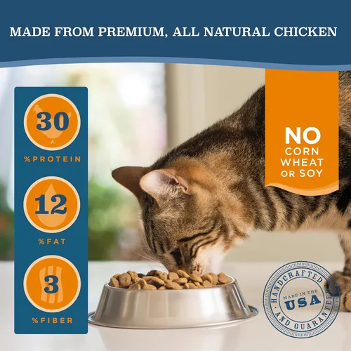 Miniatura 2 de Blackwood Comida para gatos para mascotas fabricada en Estados Unidos [comida seca súper premium para gatos adultos, interiores y mayores], receta