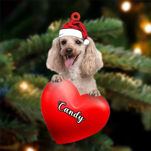 Miniatura 101 de Adornos de Navidad personalizados para perros, nombre personalizado, adorno de Malamute de Alaska, adornos acrílicos, regalos de Navidad, amantes