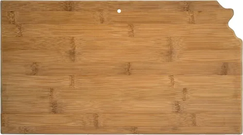 Miniatura 32 de Tabla para cortar y servir modelo Alabama de Totally Bamboo, de bambú 100%, para cocina y entretenimiento, Alabama, Marrón