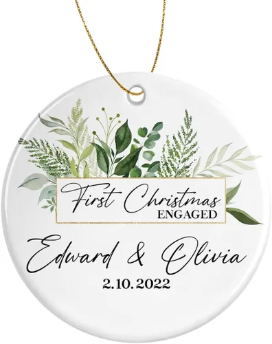 Miniatura 15 de Personalized Christmas Ornament Weddding 2023 Christmas Ornaments Customized Decor Gifts Friendship Add a Touch of Love to Your Christmas