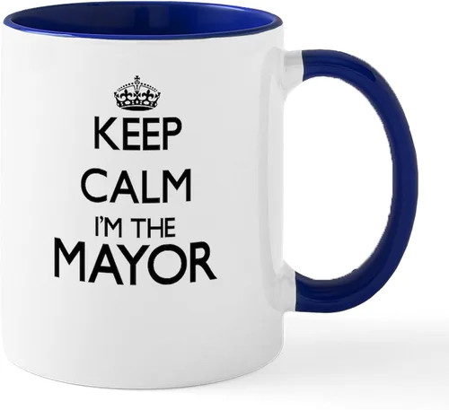 Miniatura 32 de CafePress I Love Mayor Mug Taza de café de cerámica de 11 oz (11.0 fl oz)